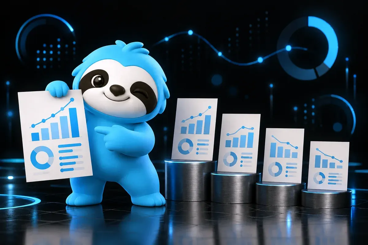 On page audit tool: a sloth compares one web page with the pages ranking above it